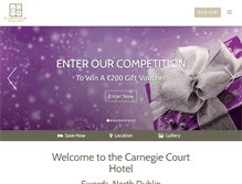 Tablet Screenshot of carnegiecourthotel.com